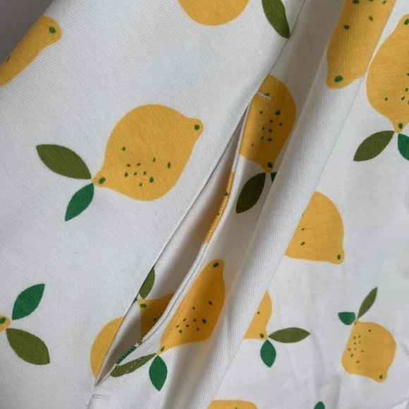 NWT Hanna Andersson Dress Lemonade In White 6-7 Years - Picture 5 of 7